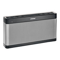 Bose SoundLink Bluetooth III Guia Del Usuario