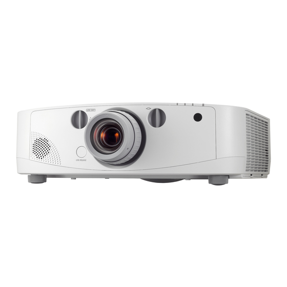 NEC PA600X Guía De Configuración Rápida
