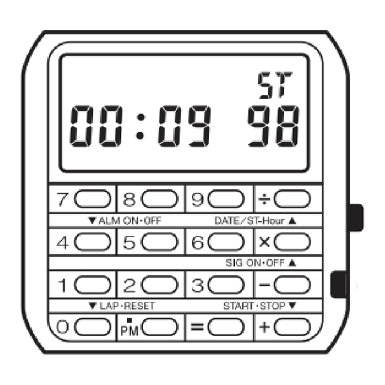 Casio CA-500WEG-1AEF Guía De Operación