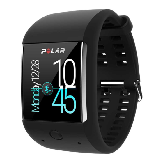 Polar M600 Guía De Primeros Pasos