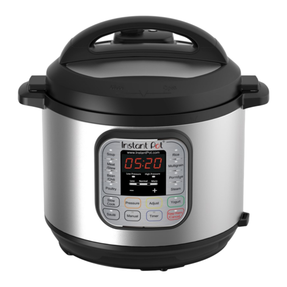 Instant Pot IP-DUO80 Manual De Usuario