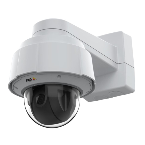 Axis Communications Q60-E Serie Manual Del Usuario