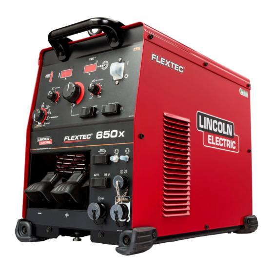 Lincoln Electric FLEXTEC 650x CE Manual De Instrucciones