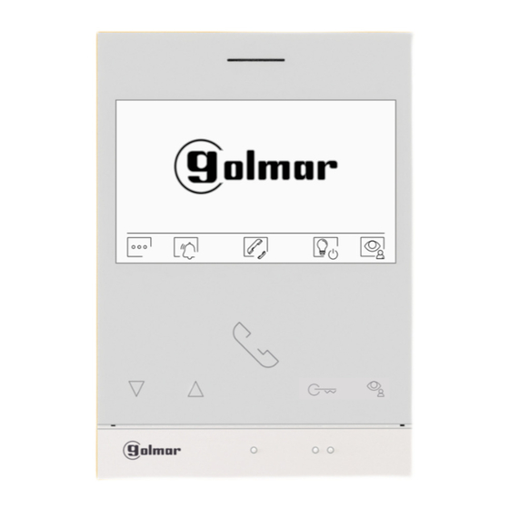 golmar Monitor Art 4 LITE/G2+ Manual Del Usuario