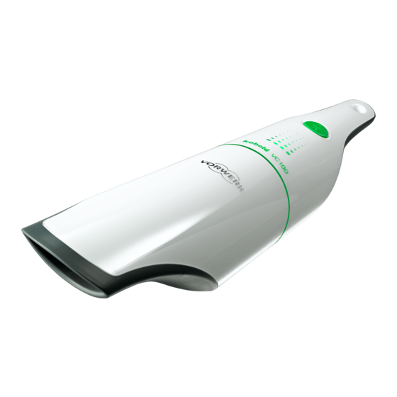 Vorwerk Kobold VC100 Manual De Instrucciones