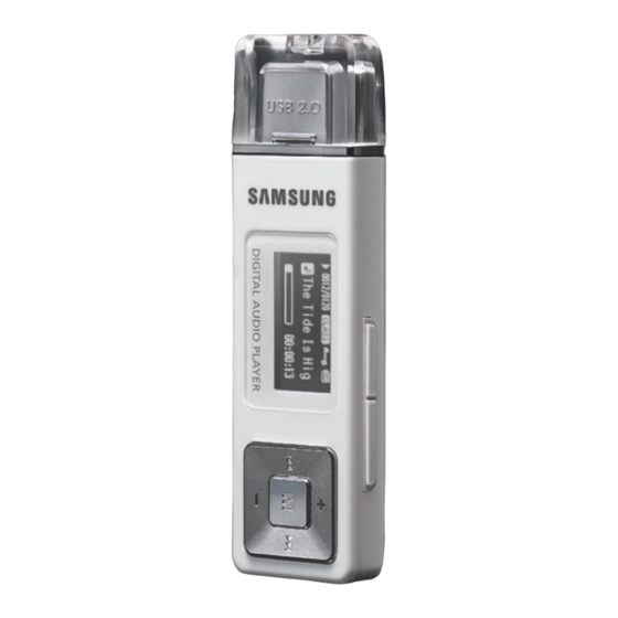 Samsung YP-U2R Manual Del Usuario