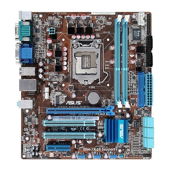 Asus P7H55-M LE Serie Guia De Inicio Rapido