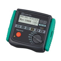 KYORITSU KEW 4106 Manual De Instrucciones
