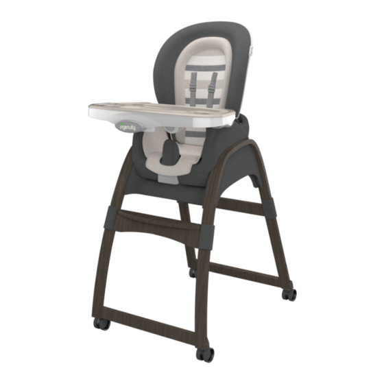 Kids II ingenuity Trio 3-in-l Wood High Chair Manuales