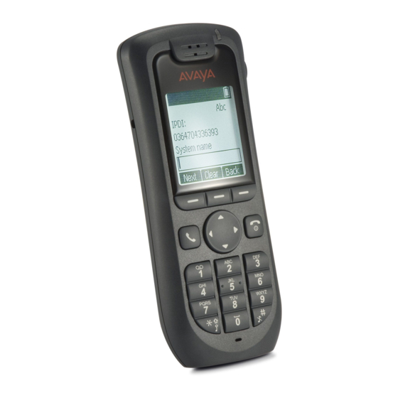 Avaya DECT 3720 Guia Del Usuario