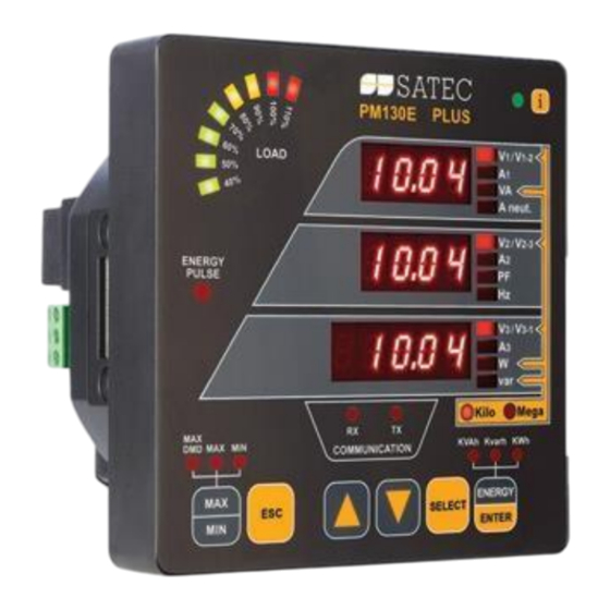 Satec PM130EH PLUS Nota De Aplicación