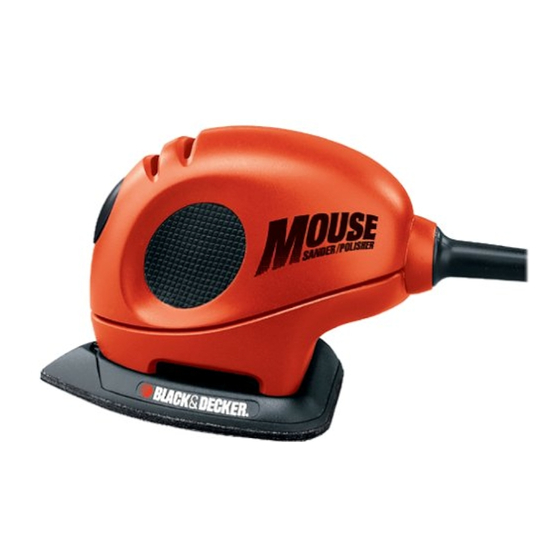 Black and Decker MOUSE MS500 Manual De Instrucciones