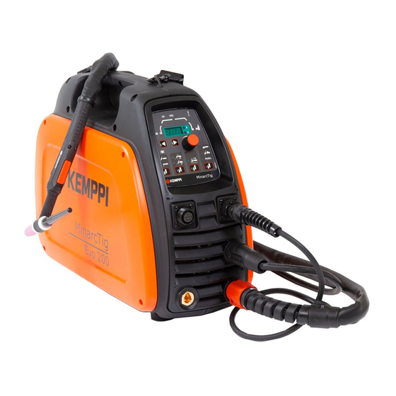 Kemppi MinarcTig Evo 200 Guía Rápida
