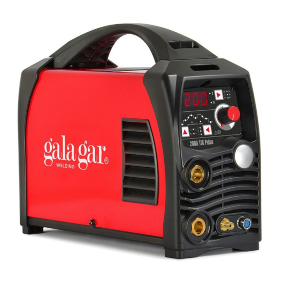 gala gar SMART 210 TIG PULSE Manual Técnico De Instrucciones
