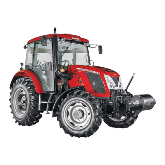 Zetor Proxima Plus 90 Instrucciones Para El Manejo Y El Mantenimiento