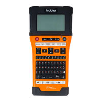 Brother P-touch PT-E500 Guía De Configuración Rápida