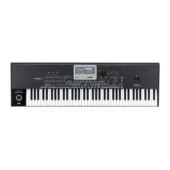 Korg Pa3XLe Manual Del Usuario