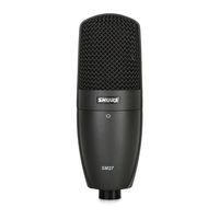 Shure SM27 Manual De Instrucciones