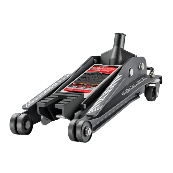 Powerbuilt U-JACK Manual De Instrucciones Para El Funcionamiento Y Mantenimiento