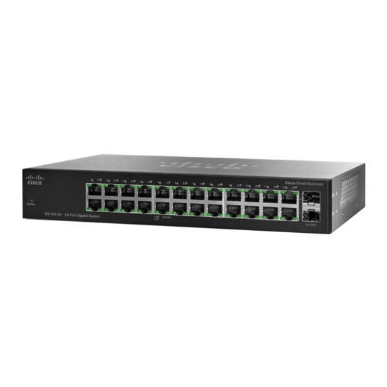 Cisco SF 100-16 Manuales