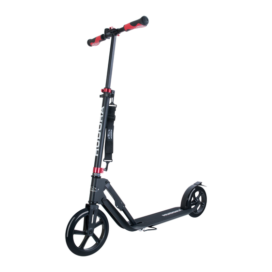 Hudora BigWheel Style 230 Manuales