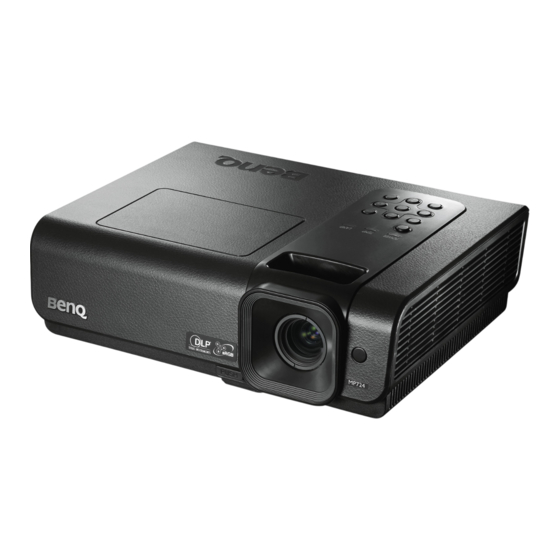 BenQ MP724 Manual Del Usuario
