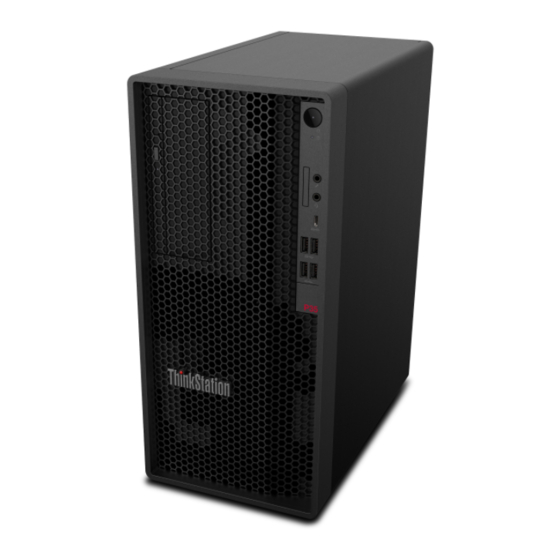 Lenovo ThinkStation P358 Tower Guia Del Usuario