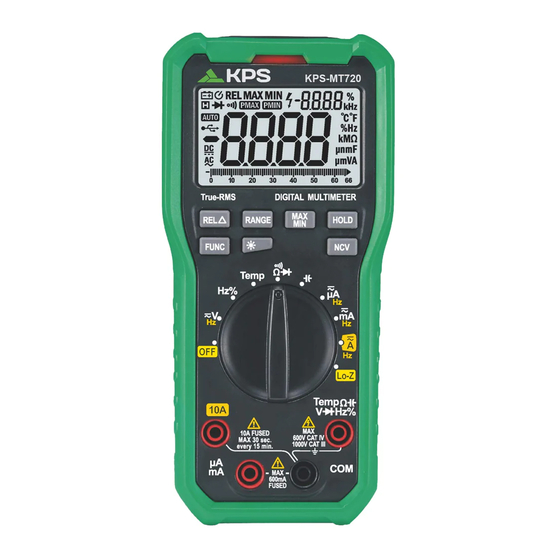 KPS MT720 Manual De Instrucciones