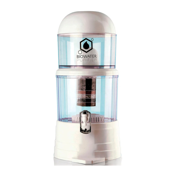 Chefmaster BIOWATER PURIFIER Manual De Instrucciones