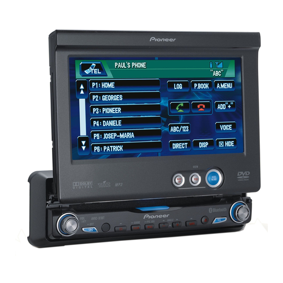 Pioneer AVIC-X1BT Manual Del Usuario