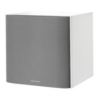 Bowers & Wilkins ASW610XP Manual De Instrucciones