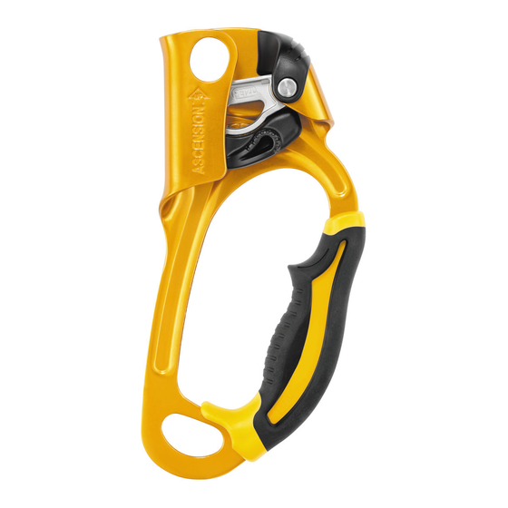 Petzl ASCENSION Manual De Instrucciones