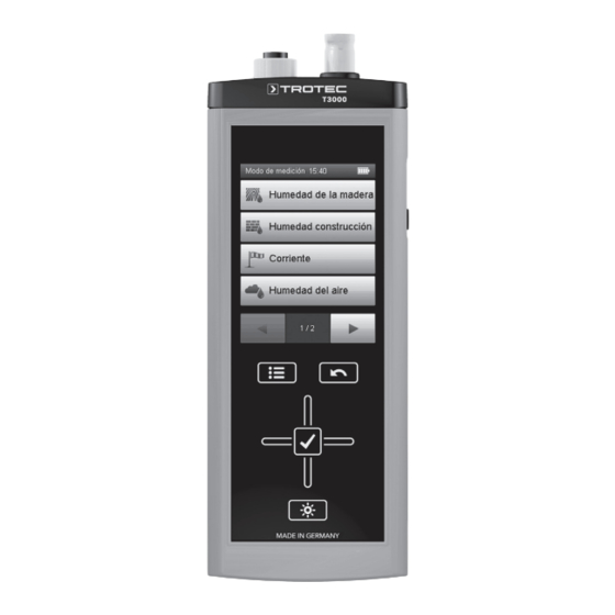 Trotec T3000 Manual De Instrucciones