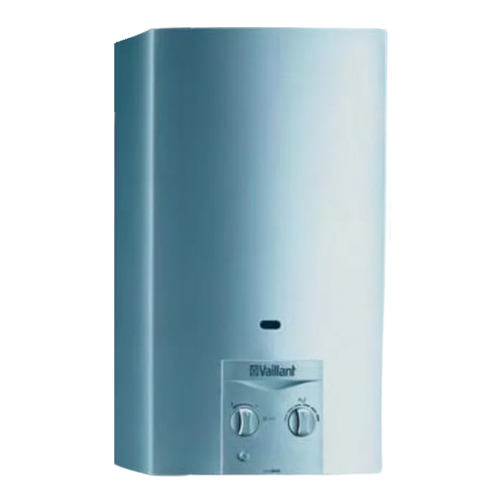 Vaillant atmoMAG mini 11-0/0 XZ Manual De Instrucciones