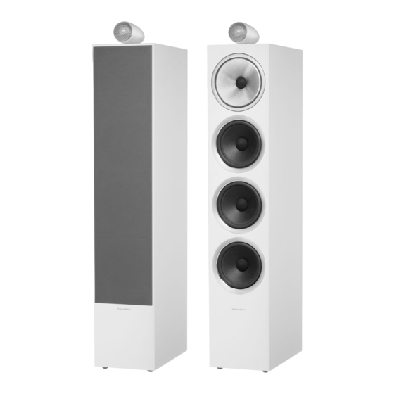 Bowers & Wilkins 702 S2 Manual De Usuario