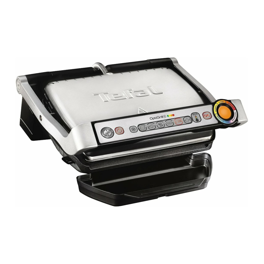 T-Fal OptiGrill Manuales