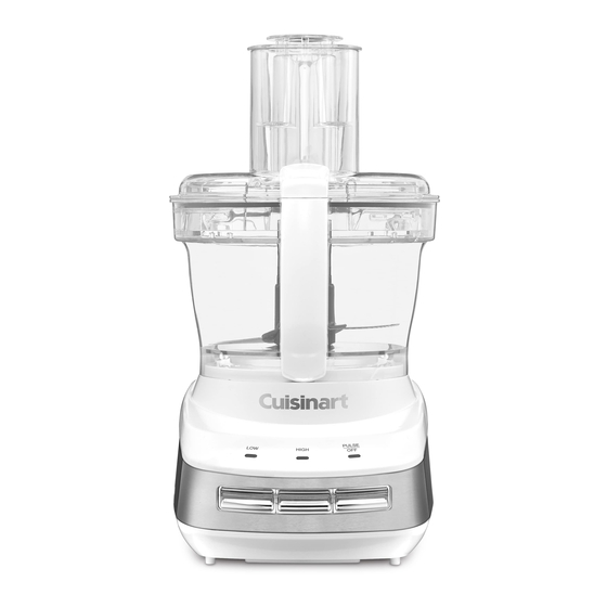 Cuisinart Core Custom FP-110 Serie Manual De Instrucciones Y Libro De Recetas