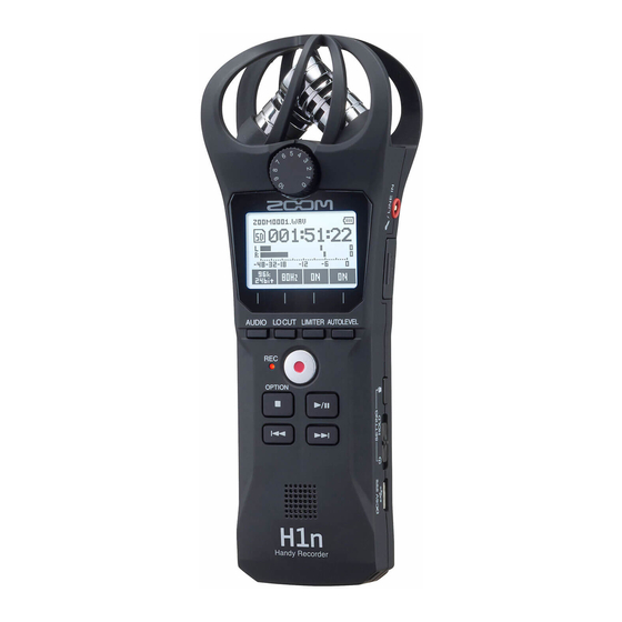 ZOOM H1N MANUAL DE INSTRUCCIONES Descargar en PDF ManualsLib