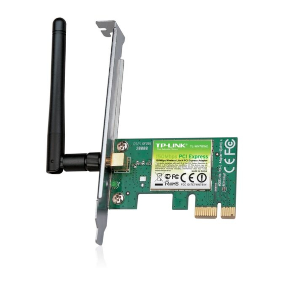 TP-Link TL-WN781ND Guia De Inicio Rapido