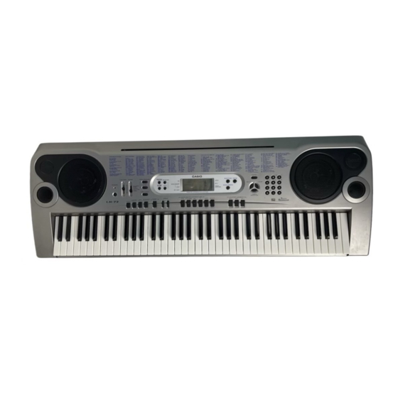 Casio LK-73 Manual Del Usuario