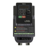 TECO L510-2P2-SH3-NP Manual De Configuración Rápida