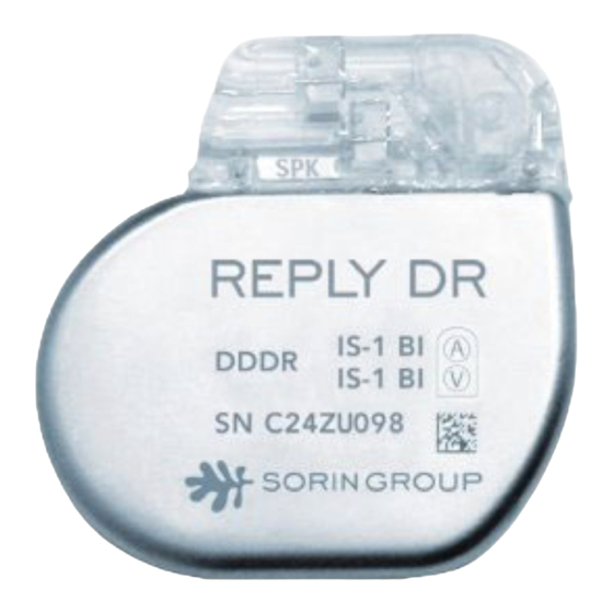 sorin REPLY DR Manual De Implante