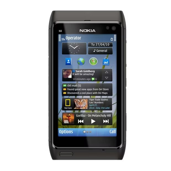 Nokia N8-00 Guía De Usuario