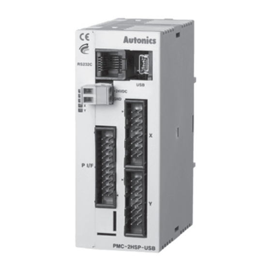 Autonics PMC-2HSP-USB Manual Del Usuario