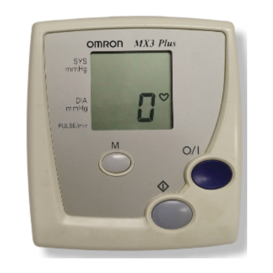 Omron MX3 Plus Manuales