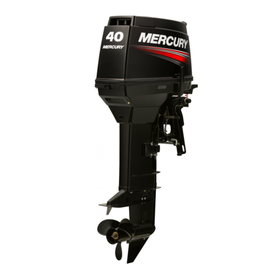 Mercury Marine TwoStroke 40 Manual De Funcionamiento Mantenimiento E Instalación