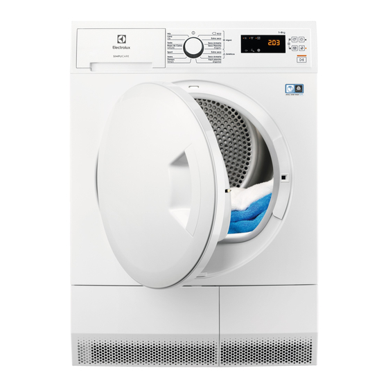 Electrolux EDH3685PDW Manual De Instrucciones