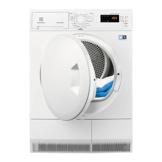 Electrolux EDH3685PDW Manual De Instrucciones