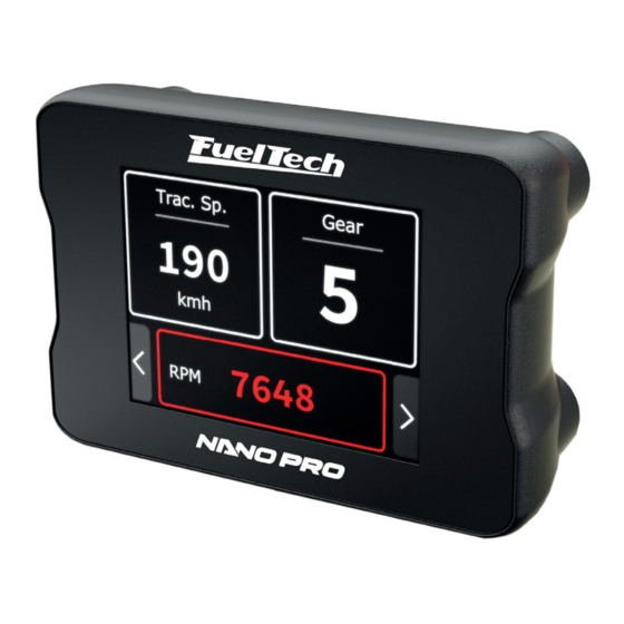 FuelTech NANO PRO Manual De Usuario