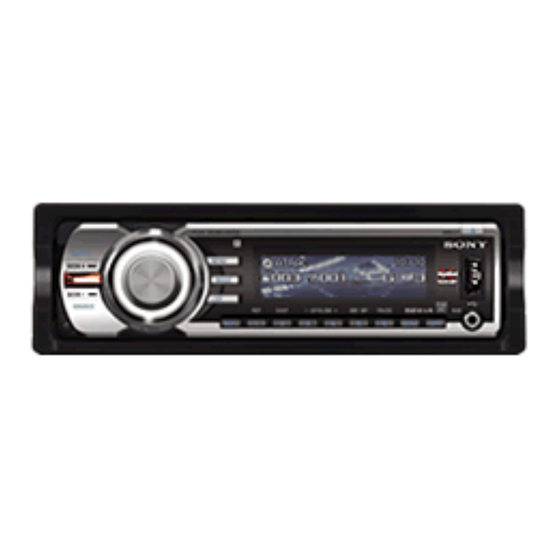 Sony CDX-GT860U Manual De Instrucciones
